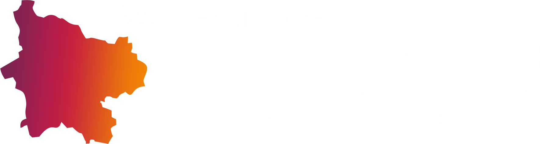 Logo der Wählergruppe "Bündnis für Vernunft und Gerechtigkeit" Finsterwalde